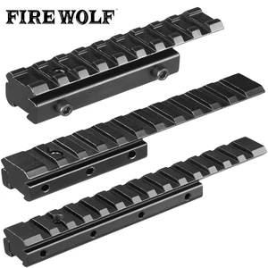 Тактический удлинитель ласточкин хвост 11 мм до 20 мм планка Пикатинни Вивера адаптер крепление основание аксессуары для винтовки