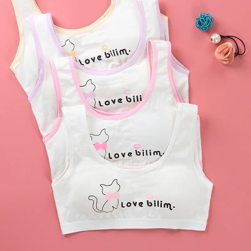 5 шт./Лот спортивные бюстгальтеры для девочек 8-16 лет | Мать и ребенок