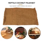 Ковер под рептилию, кокосовое волокно, коврик в клетку под ящерицу, постельное белье под змею, коврик под кролика, кокосовое волокно, ковер, бородатые черепахи-драконы