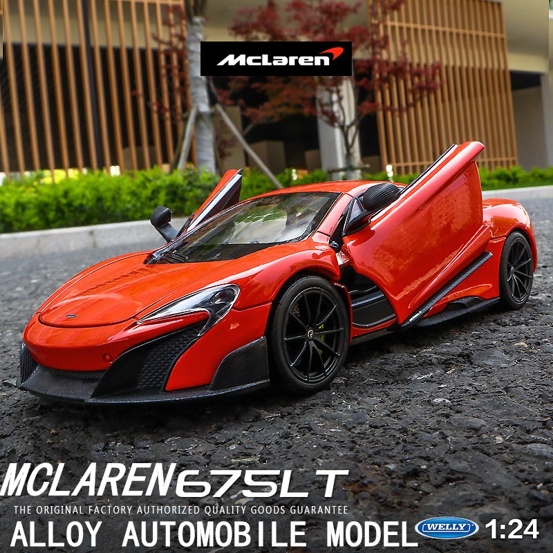 Welly 1:24 Макларен 675LT супер украшение автомобиля коллекция игрушка в подарок литье