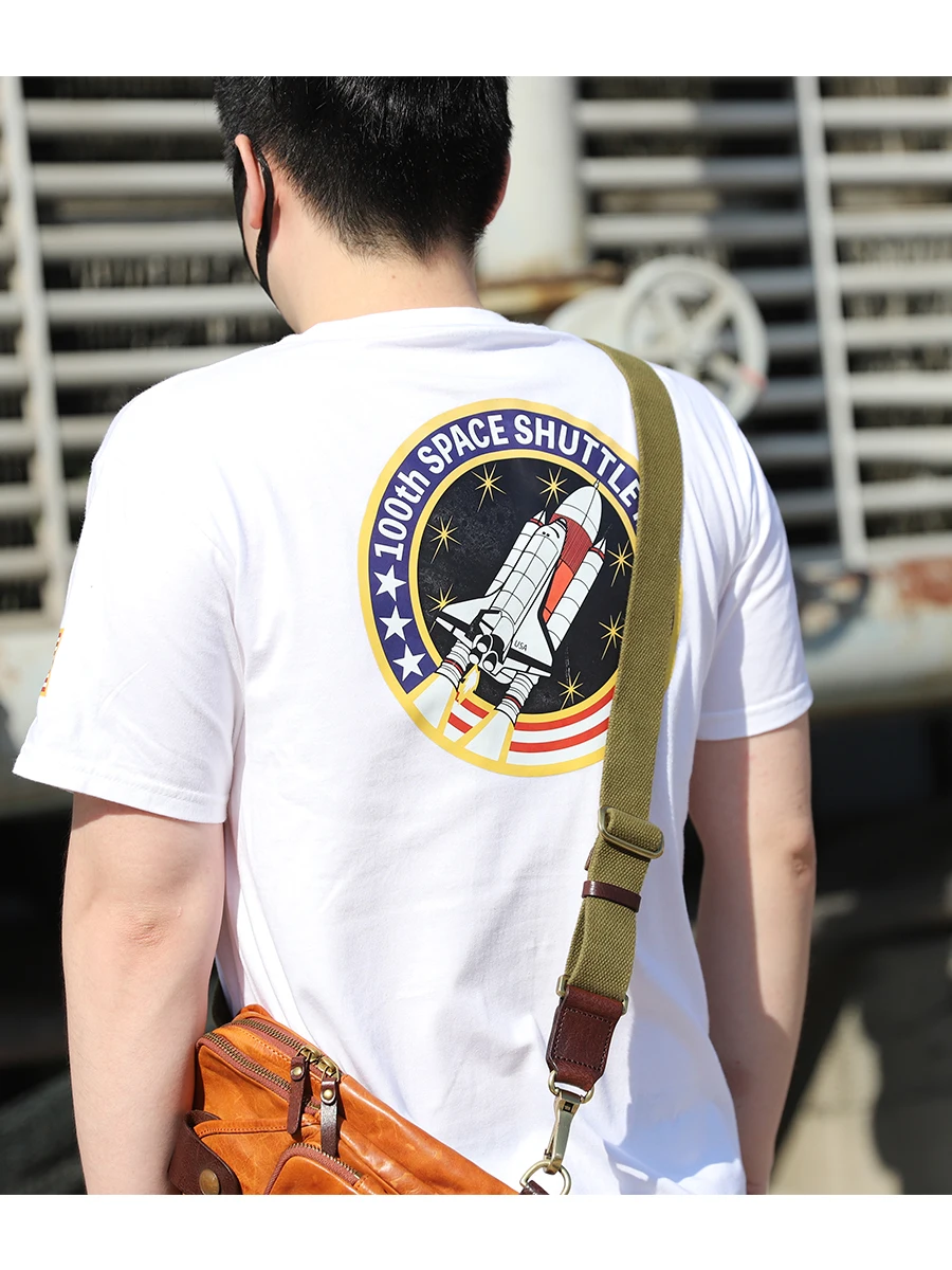 Высококачественная футболка унисекс с принтом космической миссии Apollo рубашки