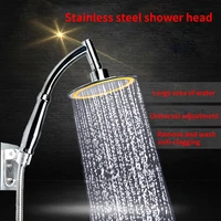 6 inches shower head high pressure detachable water saving filter bath rainfall showerhead bathroom accessori handheld spa nozzl
