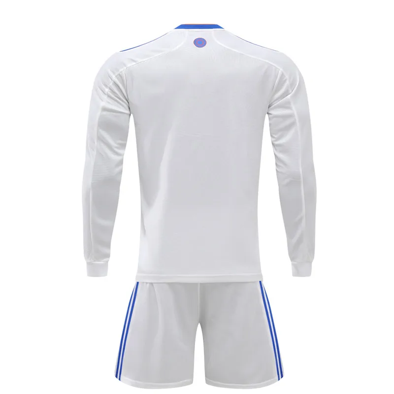 

21/22 football jerseys sets long sleeve t shirt + shorts Adults kids Tracksuit Soccer uniform club team moleton masculino