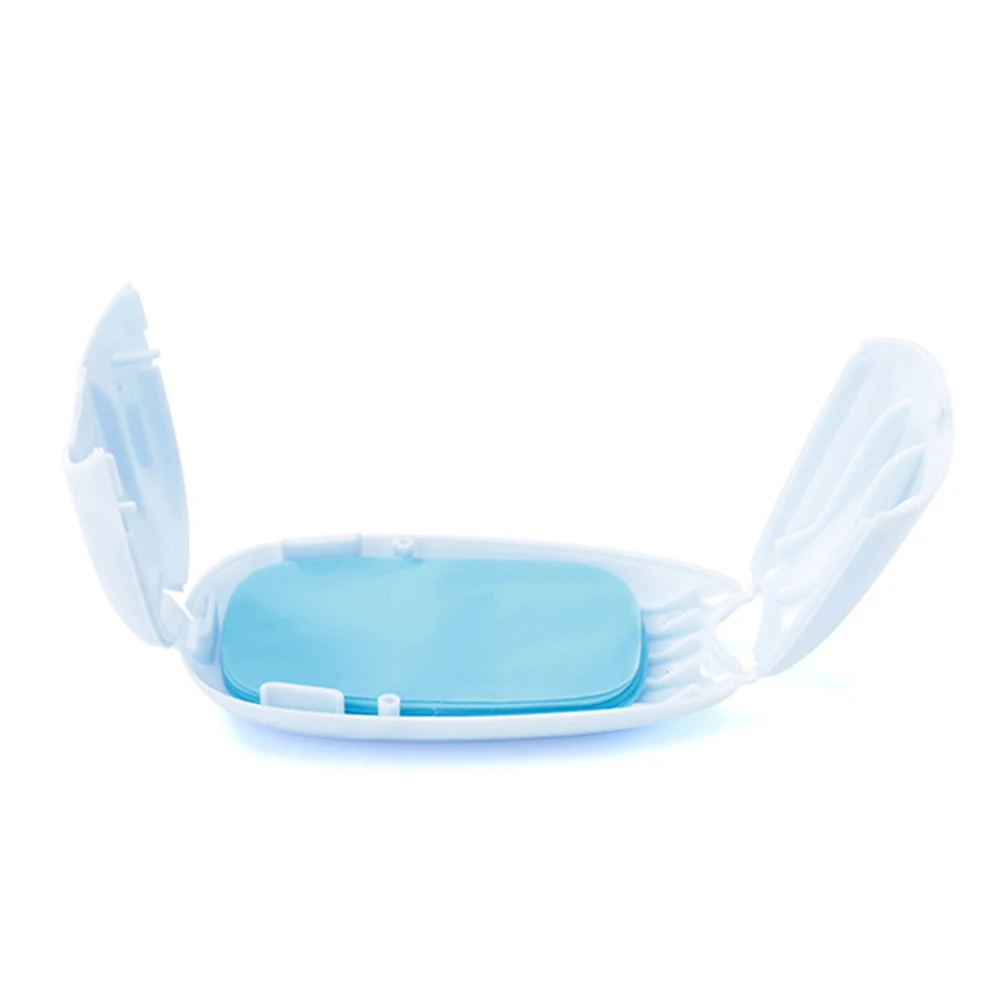 

50Pcs Travel Mini Scented Soap Bath Child Hand Washing Soap Paper Disposable Outdoor Shower Paper Soap Scented Sheets