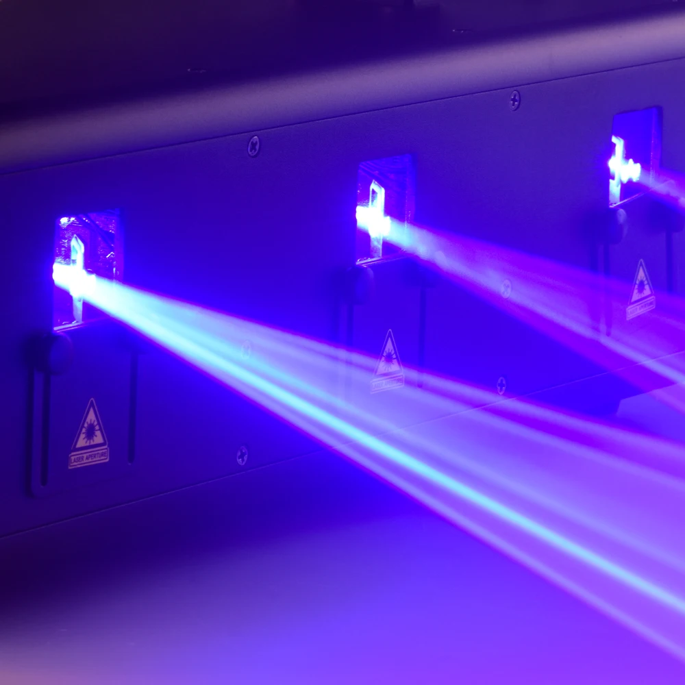Полноцветная анимационная Лазерная световая панель MFL E16a 3*2 5 Вт RGB DMX512/Auto/Sound/Master