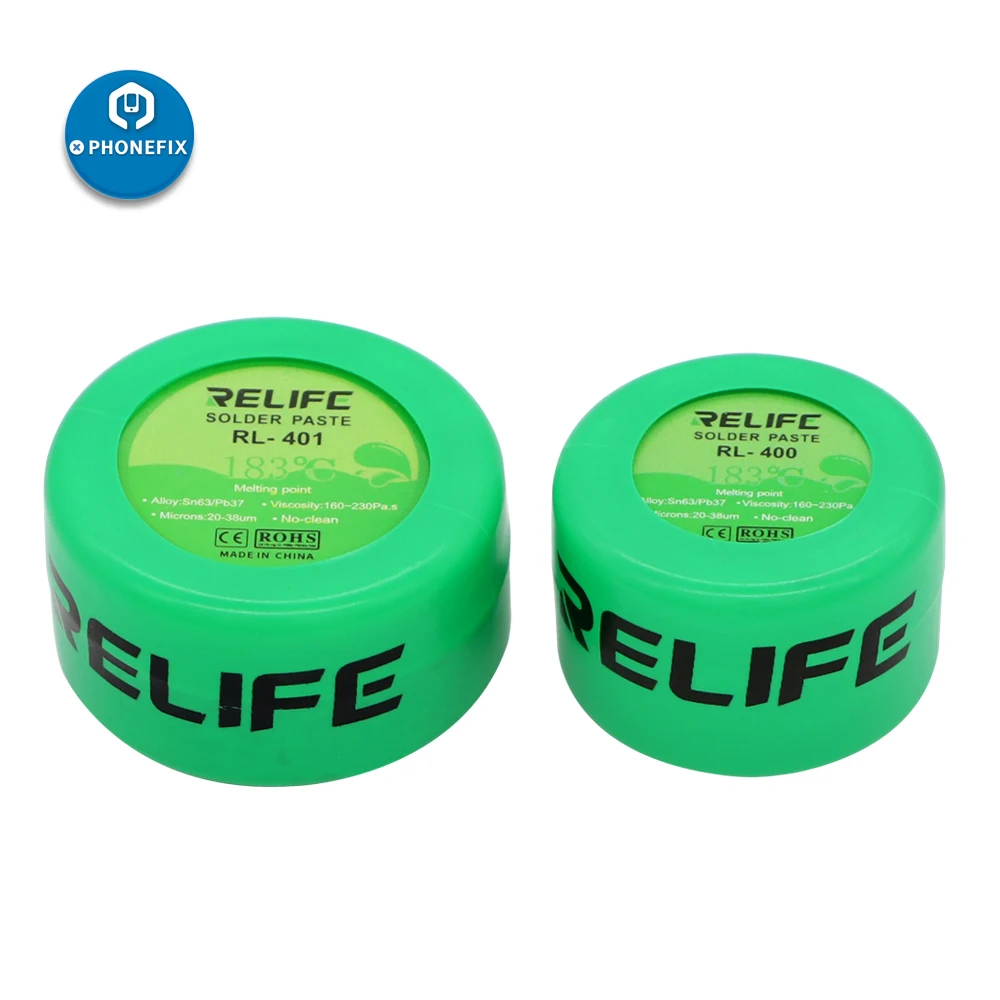 Паяльный пастообразный флюс Relife RL 401 400 оловянный припой Sn63/Pb67 для паяльника