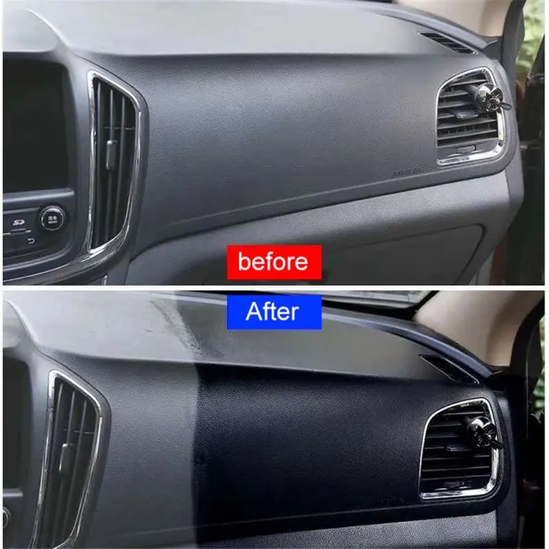 30/50ml Car Plastic Parts Retreading Agent Wax Instrument Panel Renovated Coat Automotive Cleaner Maintenance | Автомобили и
