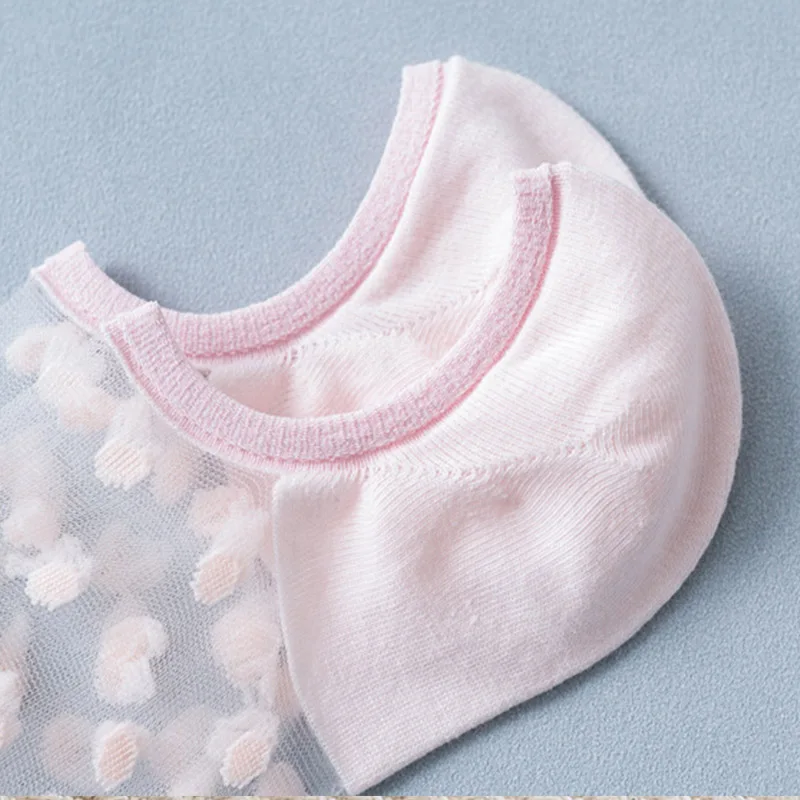 3 пар/компл. кружевные носки с украшением в виде кристаллов Летние женские