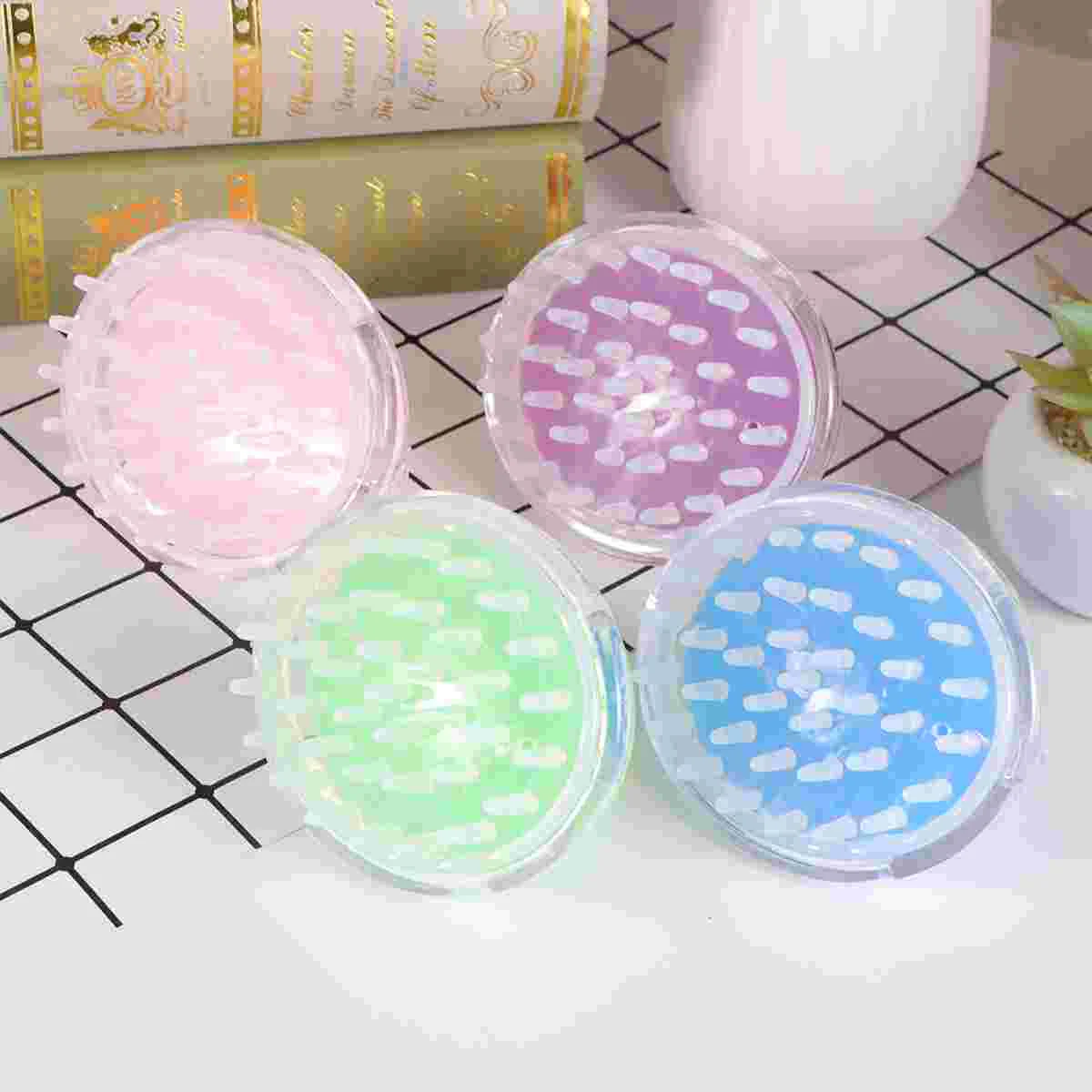 

4PCS Hair Washing Brushes Head Brushes Scalp Cleaning Massager Hair Salon Brushes for Men