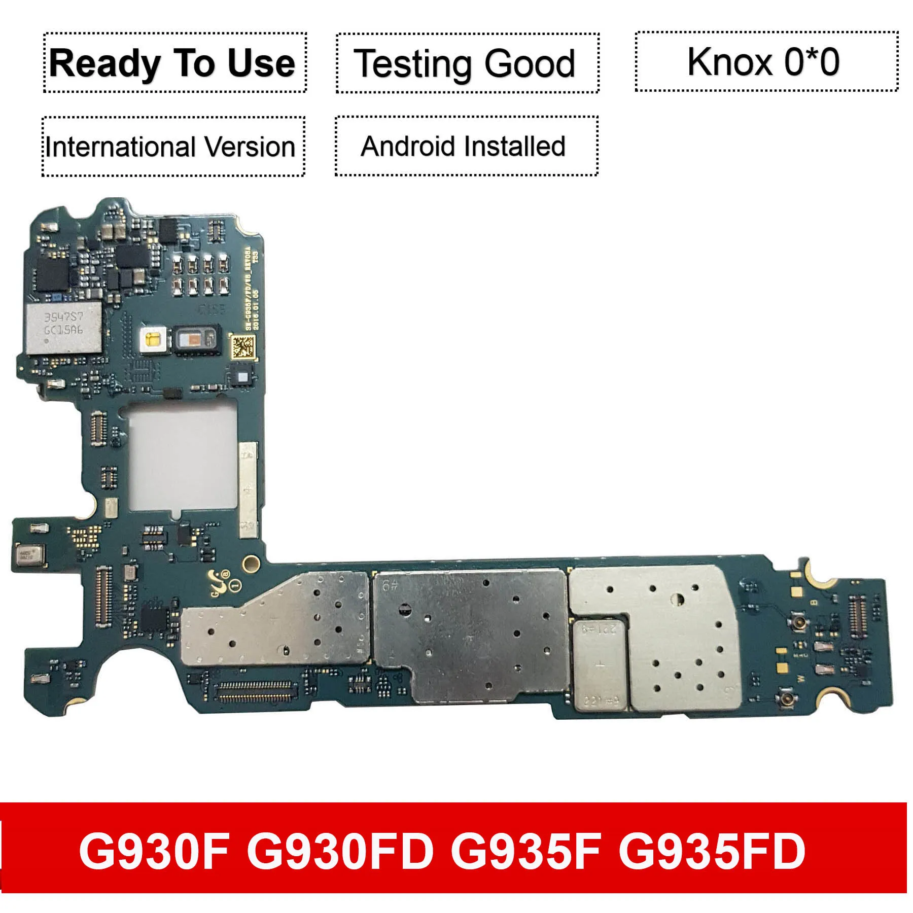 Оригинальная материнская плата 32 ГБ для Samsung Galaxy S7 edge G935FD G935F G930F с чипами IMEI OS