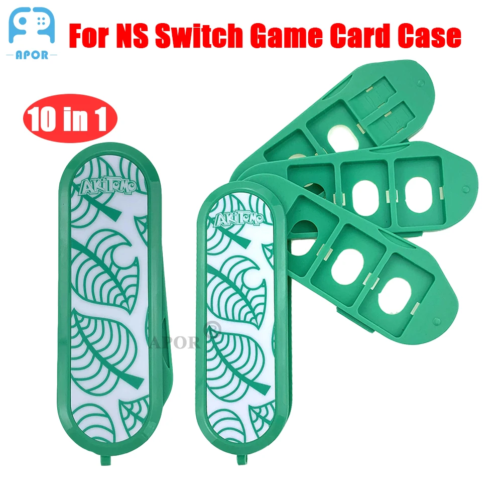 10 в 1 чехол для игровой карты Nintendo Switch жесткий защитный с узором коробка хранения