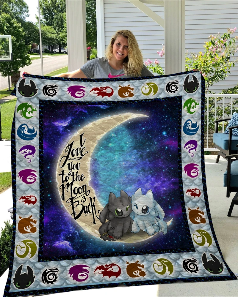 Одеяло с 3D принтом домашнее покрывало для дивана рисунком дракона детей и