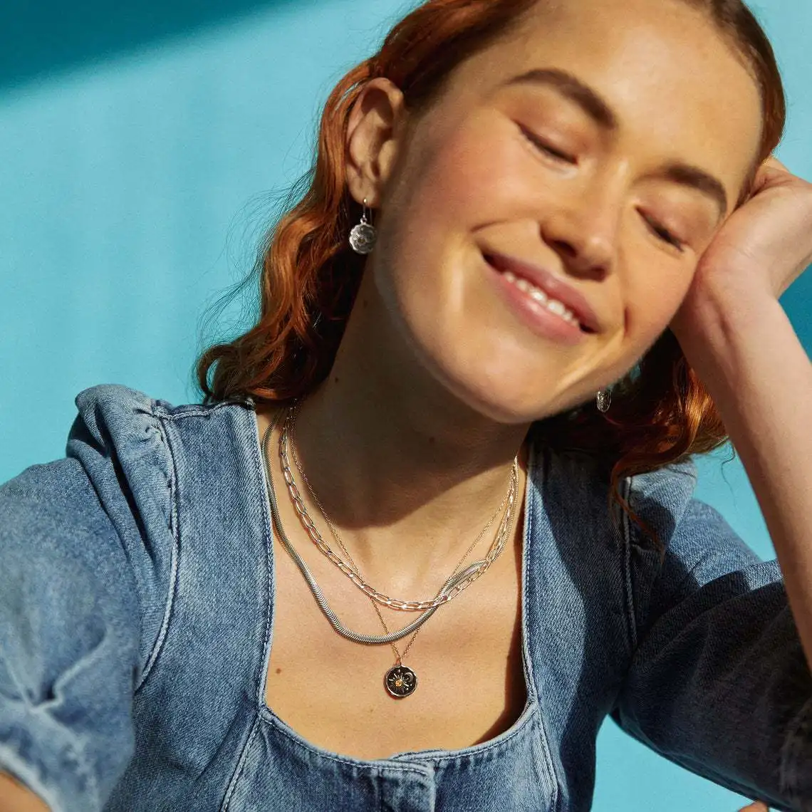 Винтажное ожерелье Yungqi с подвеской в виде солнца тотемного Луны женское