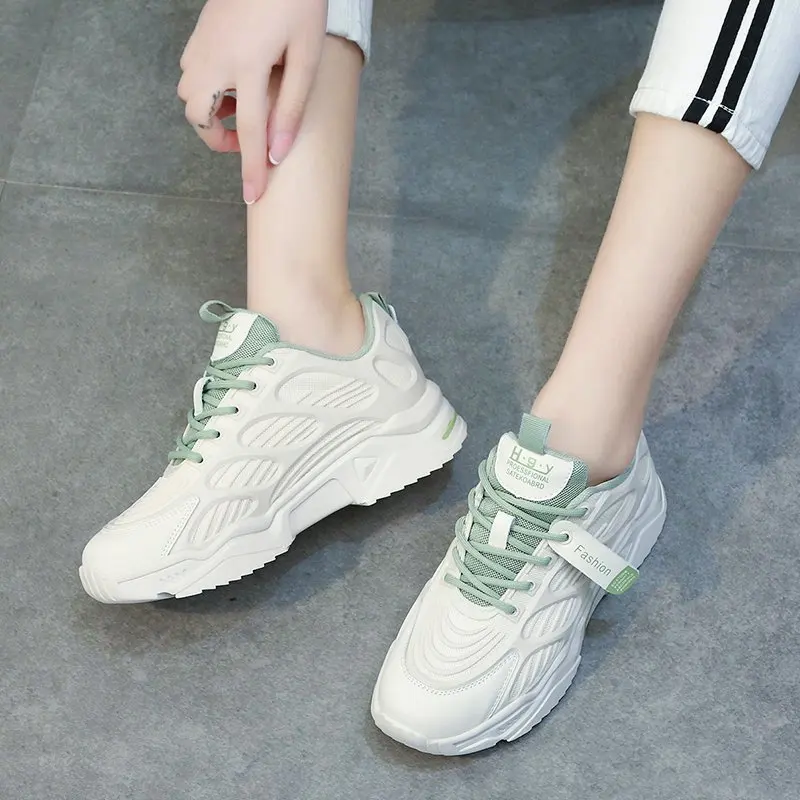 

Dad shoes women's tide 2020 spring and summer new thick bottom increased breathable casual wild sports shoes Z832