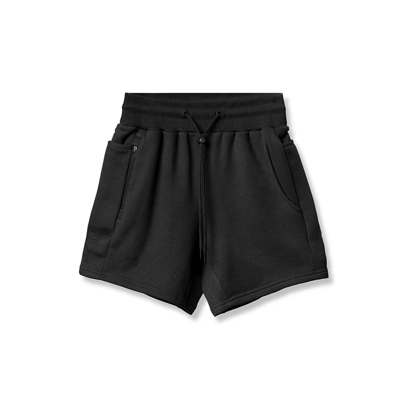 

Summer New Cotton Shorts Men's Jogging Running Sports Shorts plus Size Exercise Gym High Quality Fitness Shorts Off White-1short