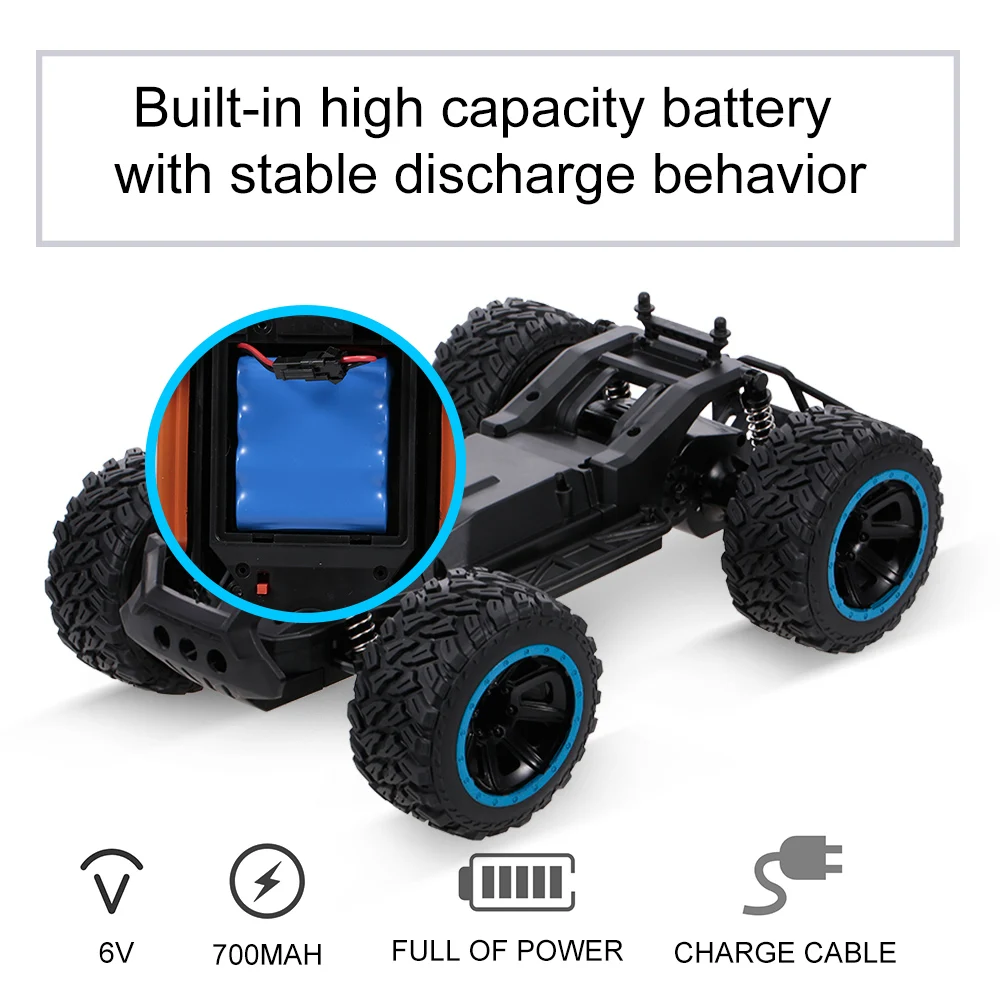 KY 2011A 1/14 Big Foot RC Гусеничный внедорожных автомобилей 2 4G 2WD высокое Скорость легкий