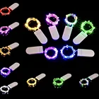 Водонепроницаемая сказочная светодиодная гирлянда на новый год, Рождество, гирлянда из медной проволоки для свадьбы, вечеринки, 1 м, 2 м, 3 м, 5 м, световая гирлянда