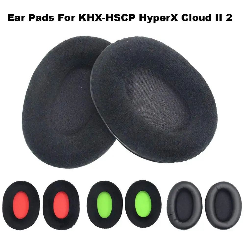 

1Pair Replacement Foam Earpads Protein Sponge Cover Ear Pads Earpads Cushion for Kingston HSCD KHX-HSCP Hyperx Cloud II Headset