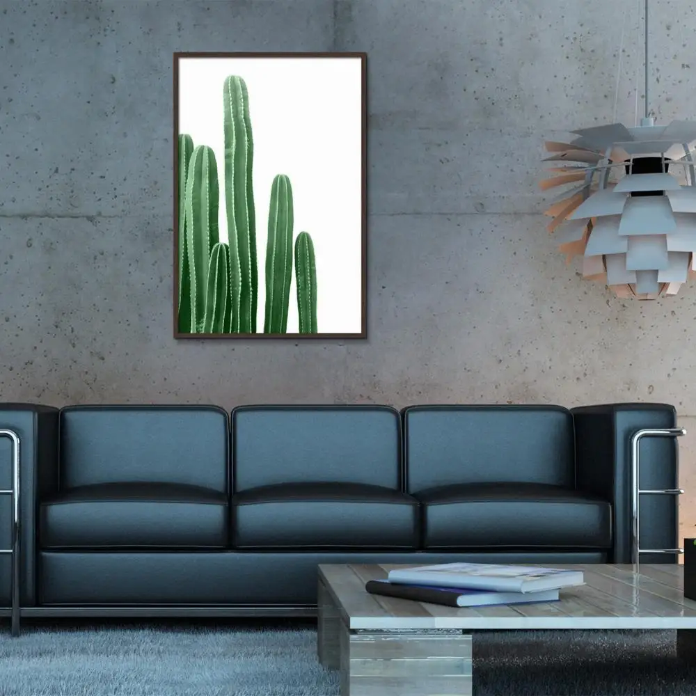 Лидер продаж миниатюрная художественная голограмма Botany Cactus в горшке минимализм