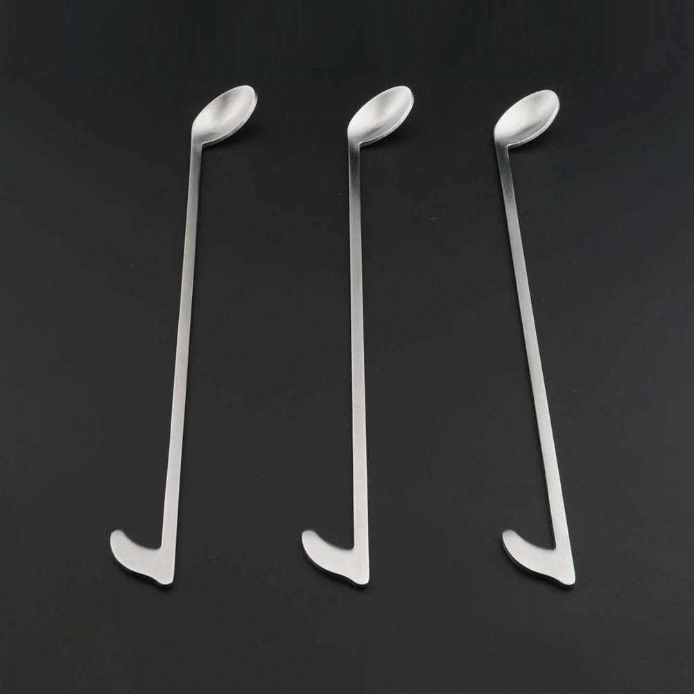 Нержавеющая сталь Кофе питьевой Примечание в форме ложка для перемешивания