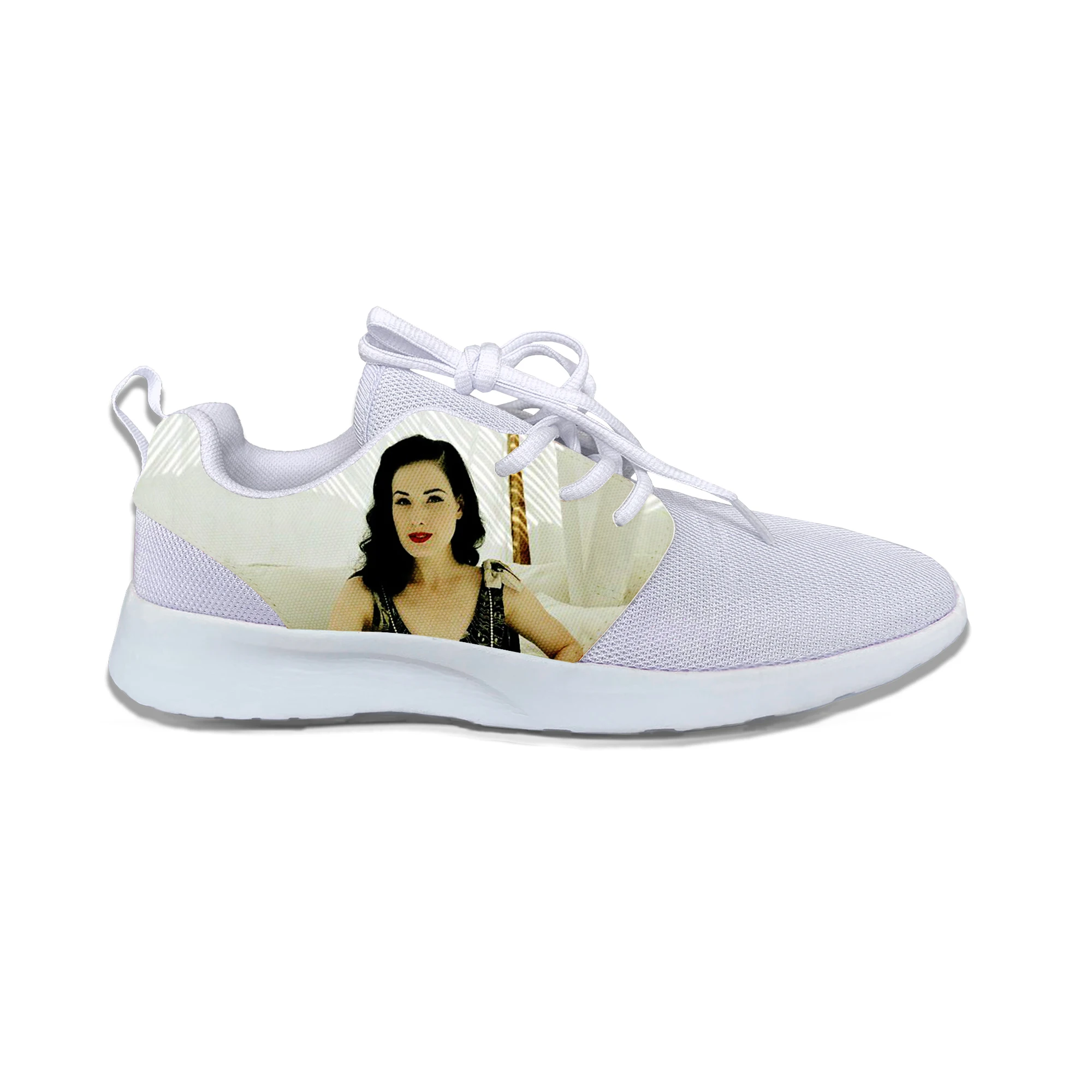 Running Shoes For Men Sneakers Hot Cool Pop Funny High Quality Handiness Dita Von Teese Air Mesh Breathable | Спорт и развлечения