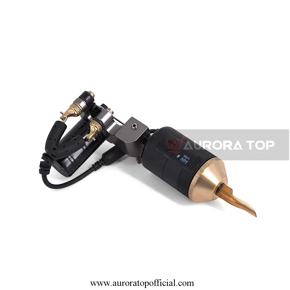 AURORATOP Высококачественная Беспроводная Машинка для татуировки с аккумулятором