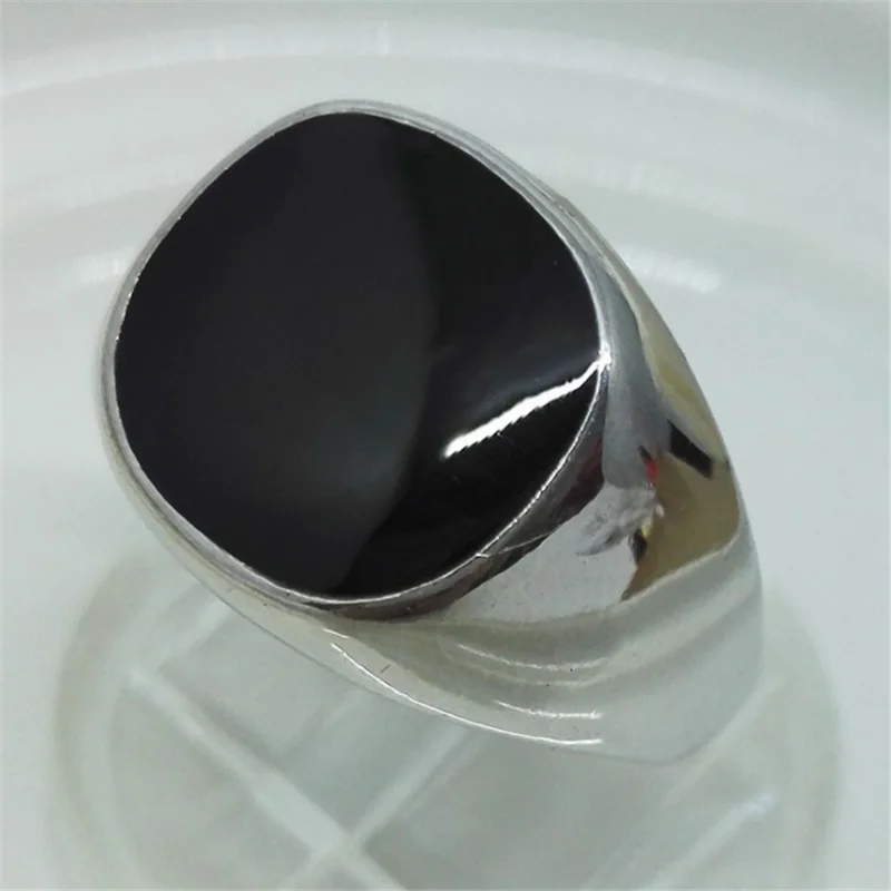 

Simple Ring Rounded Square Oil Drop Ring European and American Popular Men and Women Holiday Gifts Party Jewelry Wholesale