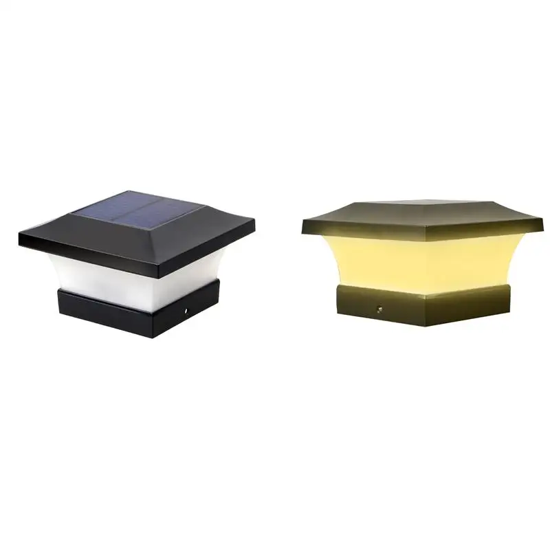 

Gate Fence Wall Courtyard Cottage Solar Lamp Column Solar Light Fence Light Ip65 Outdoor Solar Lamp For Garden Decoration