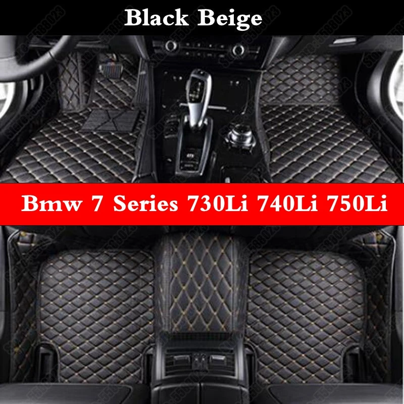 Пользовательские автомобильные коврики для Bmw 7 серия E65 E66 F01 F02 G11 G12 730Li 740Li 750Li 760Li
