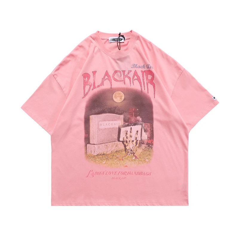 

Retro T Shirt Spring/summer 2021 New Pure Cotton Neutral Men and Women Vintage Old Washed Loose Short Sleeve Oversized T Shirt