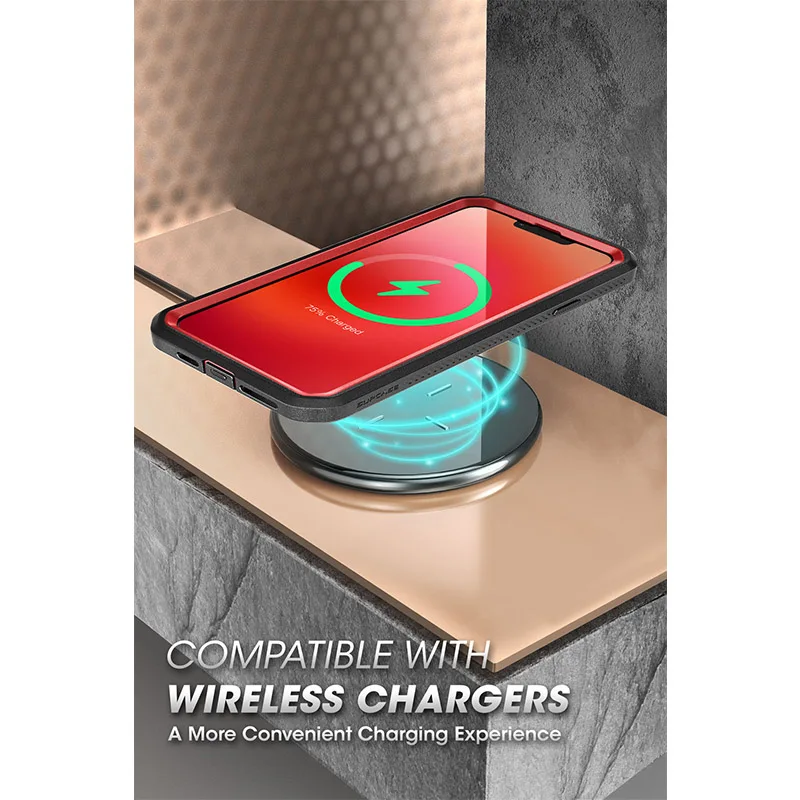 For iPhone 13 Pro Case 6.1 inch (2021) SUPCASE UB Pro Full-Body Rugged Holster Cover with Built-in Screen Protector & Kickstand