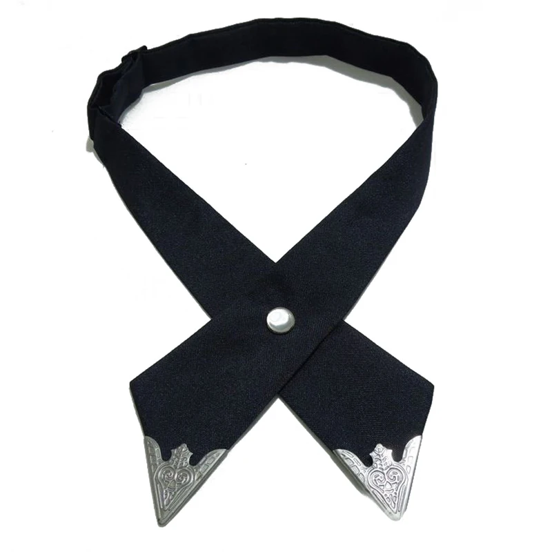 

Fashion Cross Bow Ties for Men & Women Solid Business Dress Men Wedding Casual Cross Tie Formal Metal Collar Cross Bowtie