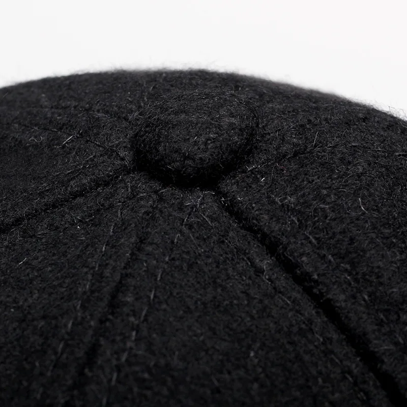 

2019 autumn and winter woolen warm baseball cap men plus velvet thickening hat outdoor warm hat