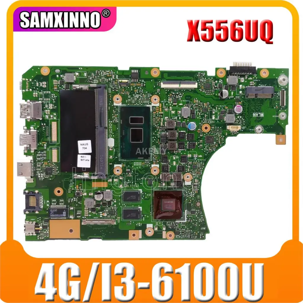 

Akemy X556UV REV 3,1 материнская плата для ноутбука For Asus X556UJ X556UV X556UF X556UR X556UQ X556UQK Материнская плата ноутбука I3-6100U GT940M DDR4