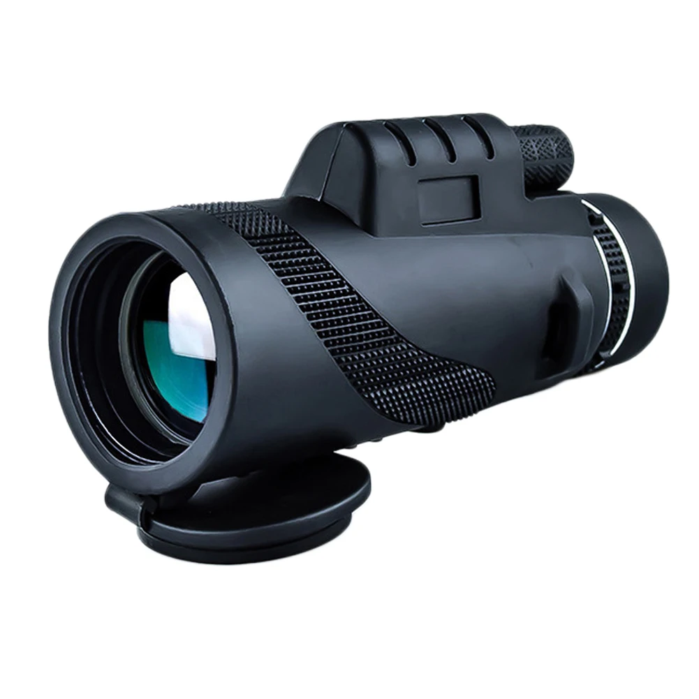 

80x100 HD Monocular Zoom Telescope Day/Night Vision BAK4 Prism Optional Phone Adapter Tripod for Bird Watching Hunting Sports