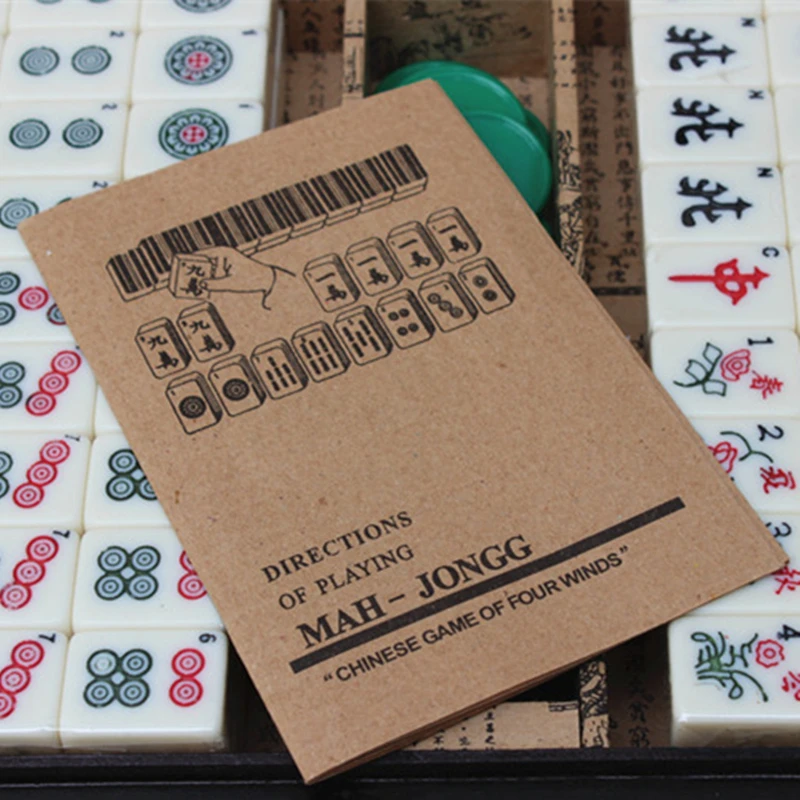 Набор складных деревянных коробок для Маджонга настольная игра мАч Чен