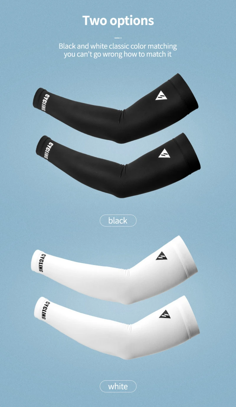 

Motorcycle Street Gear Cycling Sleeves Men And Women Ice Silk Lycra Outdoor Sunscreen Ice Sleeves Protective Arms Sleeve