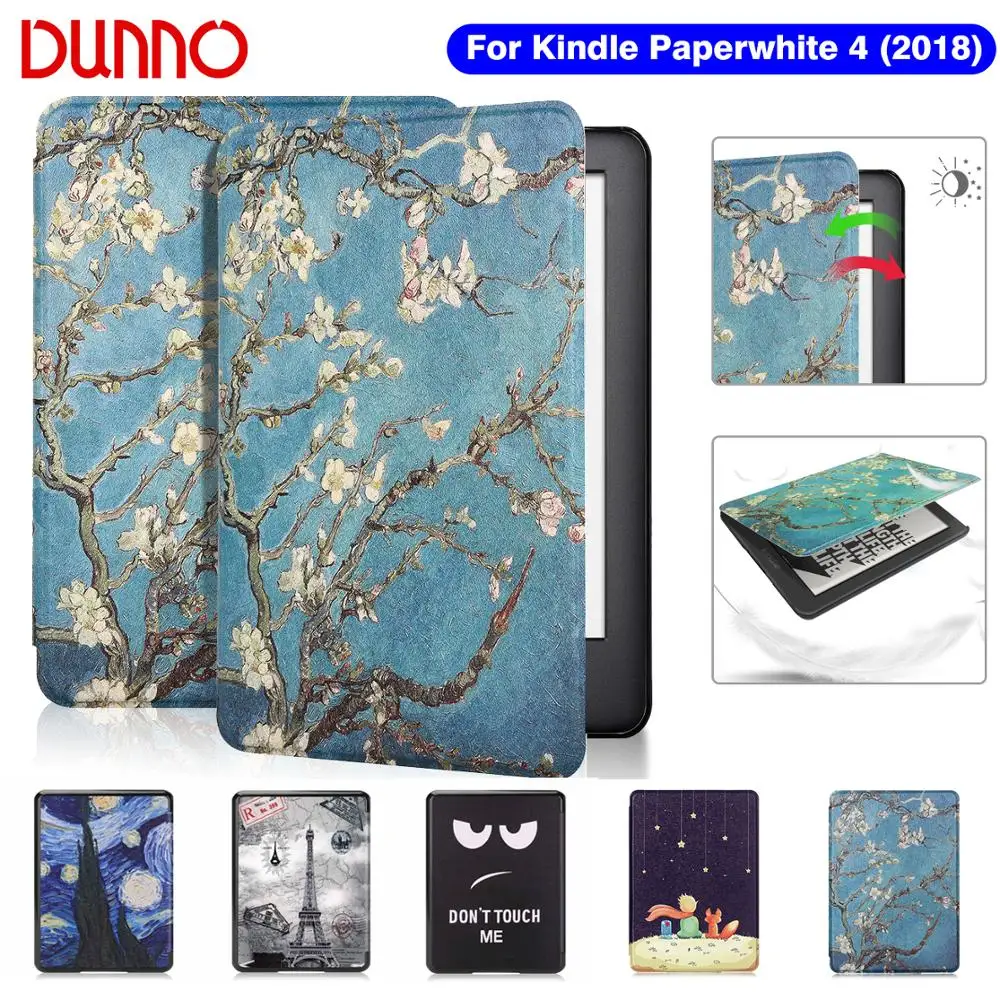 Чехол kindle Paperwhite 4 2018 года чехол для Amazon Kindle 10-го поколения защитный откидной