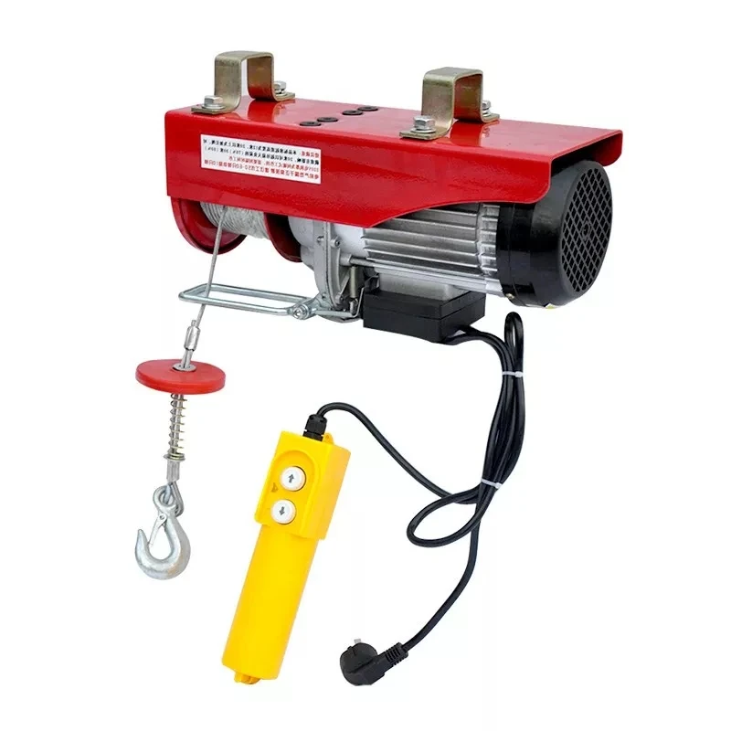 Mini Electric Hoist 220V Small Crane Home Crane 0.5/1T Hoist Hoist Decoration Crane