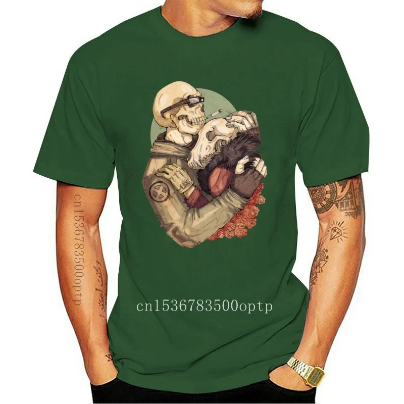 

New Weird Love T-Shirt Men Cartoon Print Cotton T Shirt Summer Mens Short Sleeve Tee Shirt Basic T-Shirts Cotton Casual T Shirts
