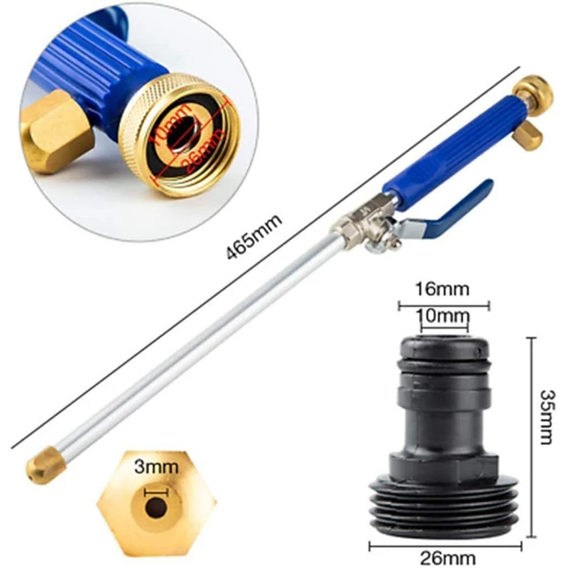

46cm Car High Pressure Water Gun Jet Garden Washer Hose Wand Nozzle Sprayer Watering Spray Sprinkler Cleaning Tool
