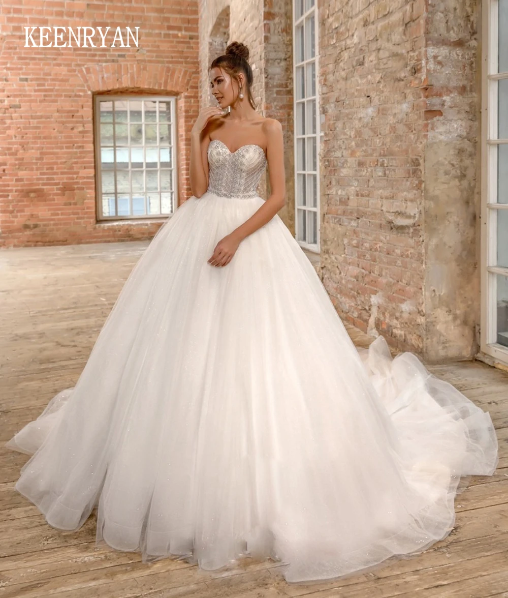 

Vestido De Novia Sexy Backless Beaded Off Shoulder Wedding Dress 2020 Robe De Mariee Custom Make Court Train Wedding Ball Gowns
