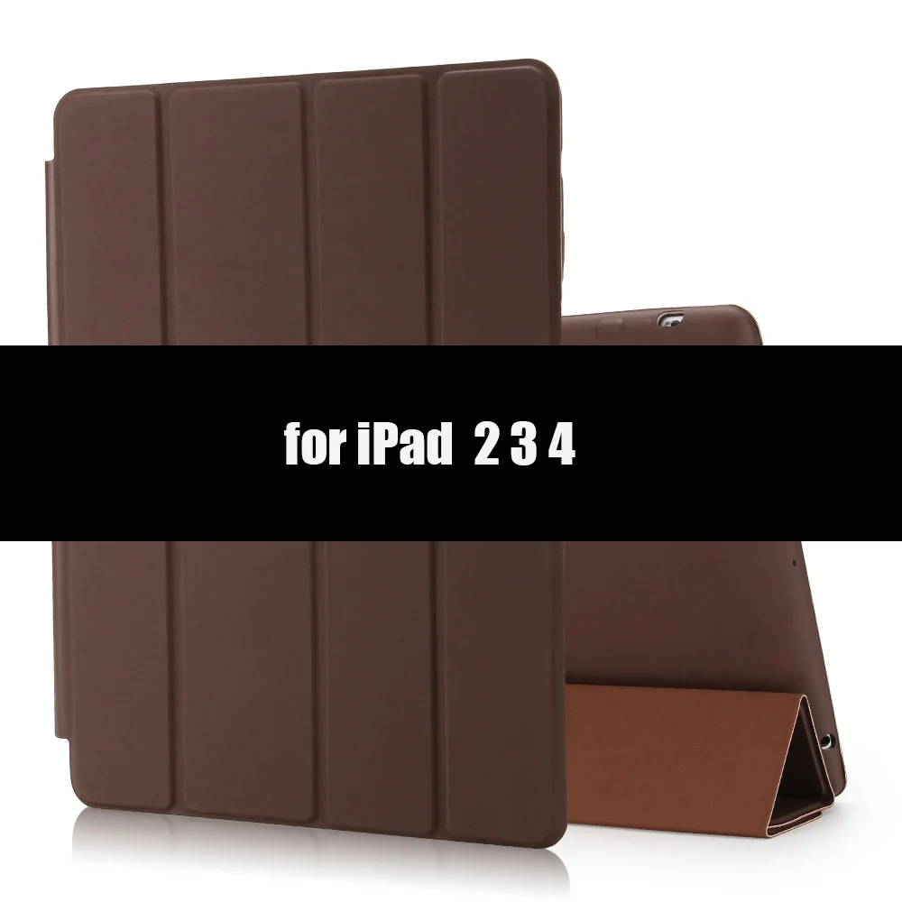 Brown-A Pu кожаный чехол для ipad 9,7 air 1 2 5th 6th Generation, Aiyopeen Магнитный Флип смарт-чехол для ipad 4 3 2 Чехол - Цвет: Brown-A