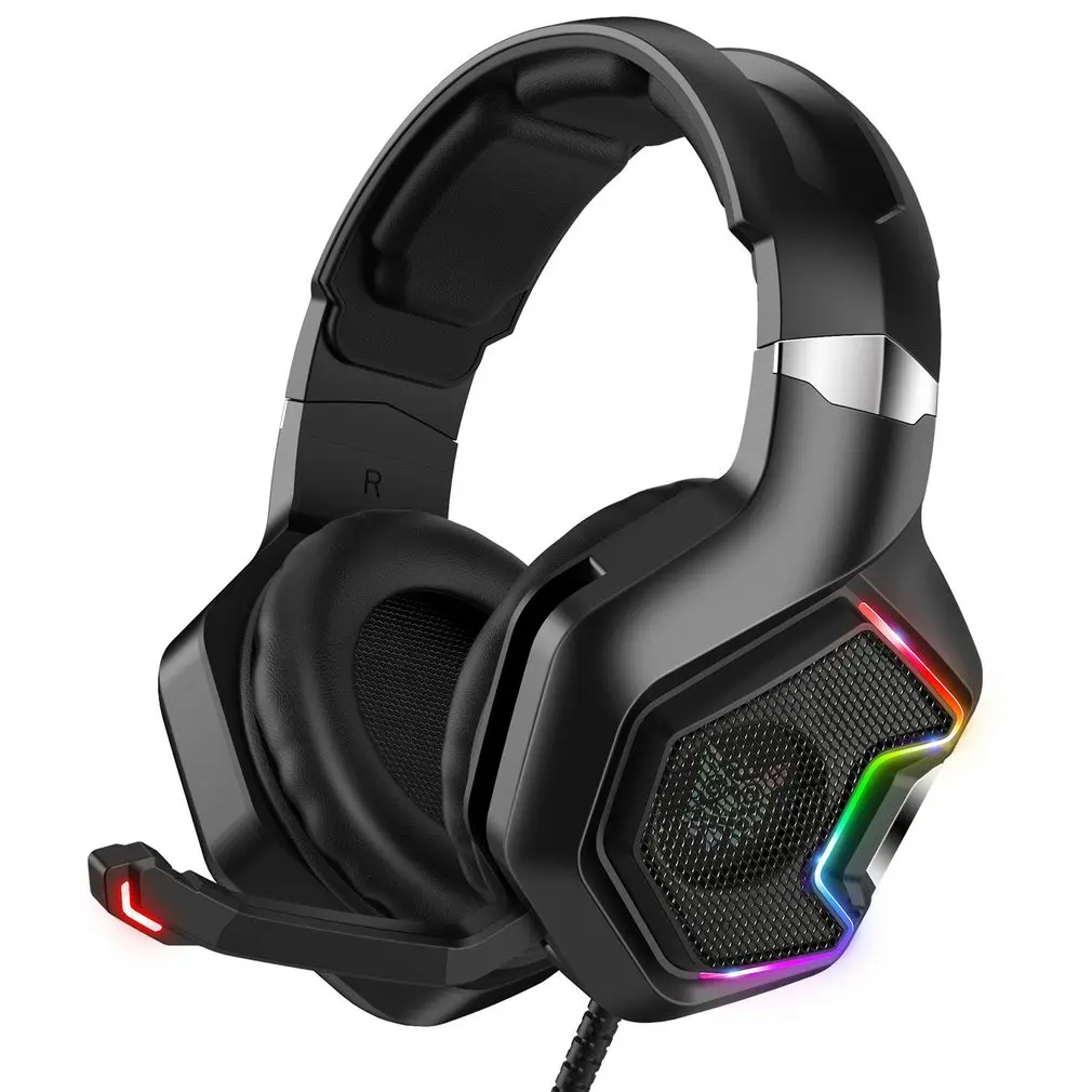 

K10Pro Professional Gaming Headset USB + 3.5mm 4Pin 50mm Sound Generating Unit Adaptive Head Beam Surging Bass for PS4/PC/ XBOX