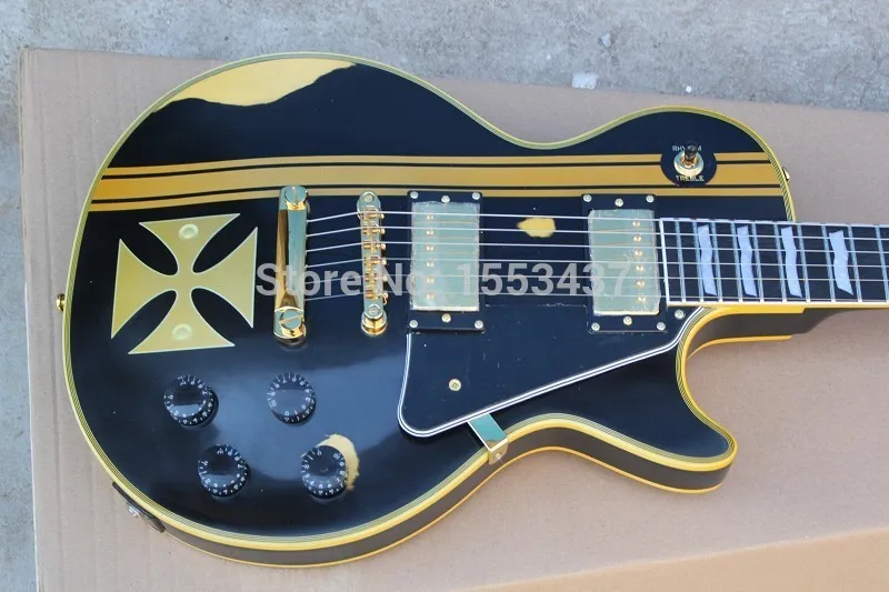 Custom Shop Джеймс гетфилд Железный крест в возрасте модель красного дерева матовый