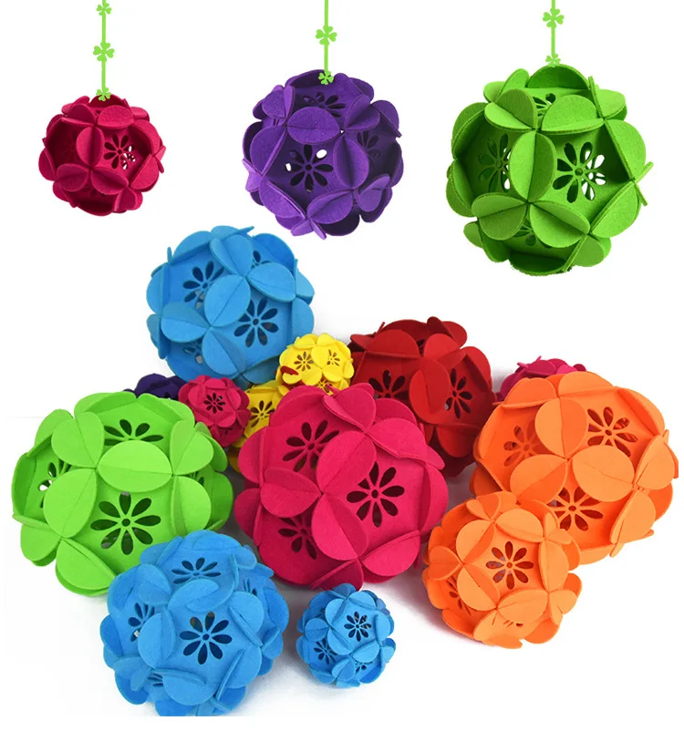 Classroom layout decoration kindergarten environment ornaments Non-woven flower ball | Дом и сад