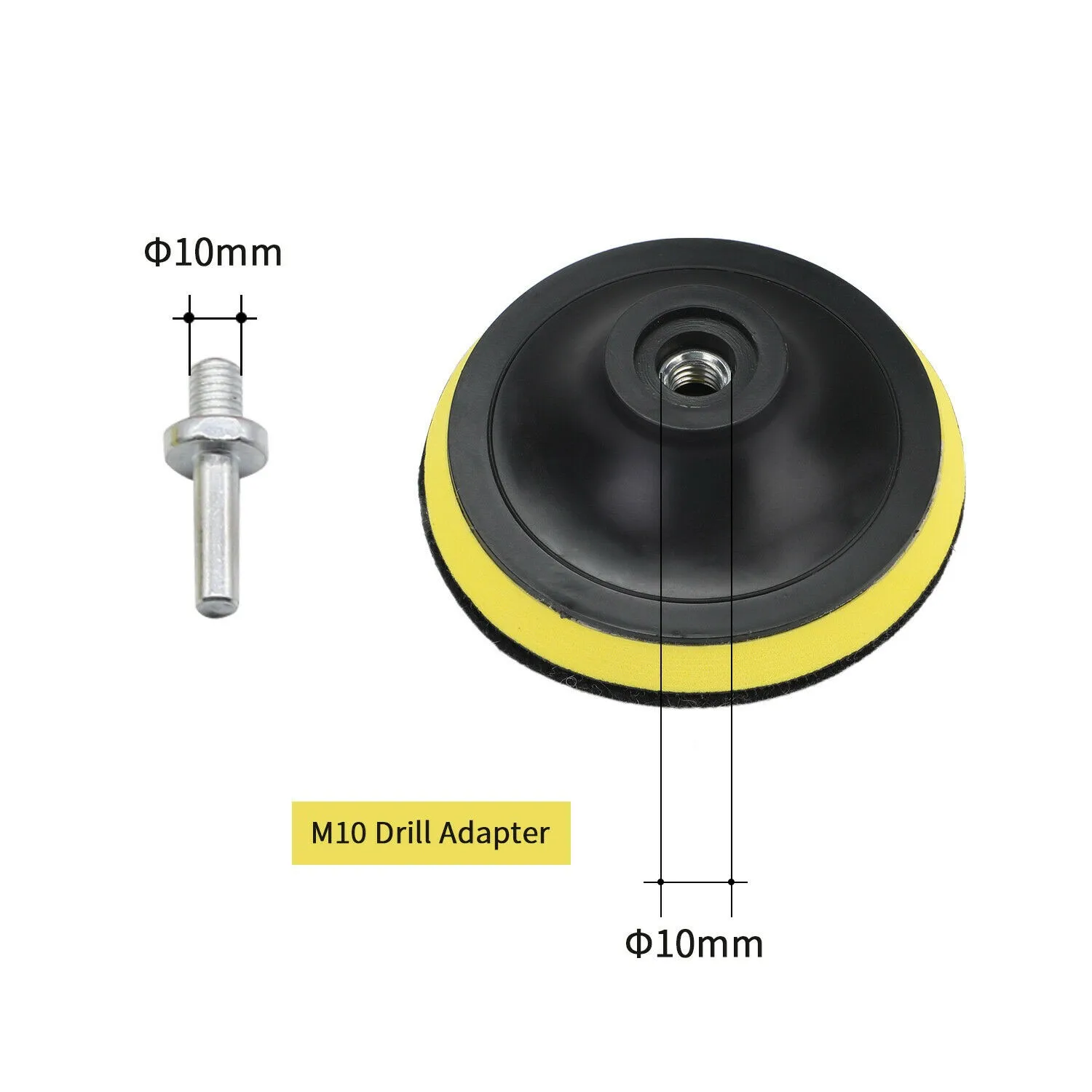 

12x 3'' Gross Polishing Buffer Pad Sponge Kit Set Drill Adapter Car Polisher Car Polishing And Buffing Kit