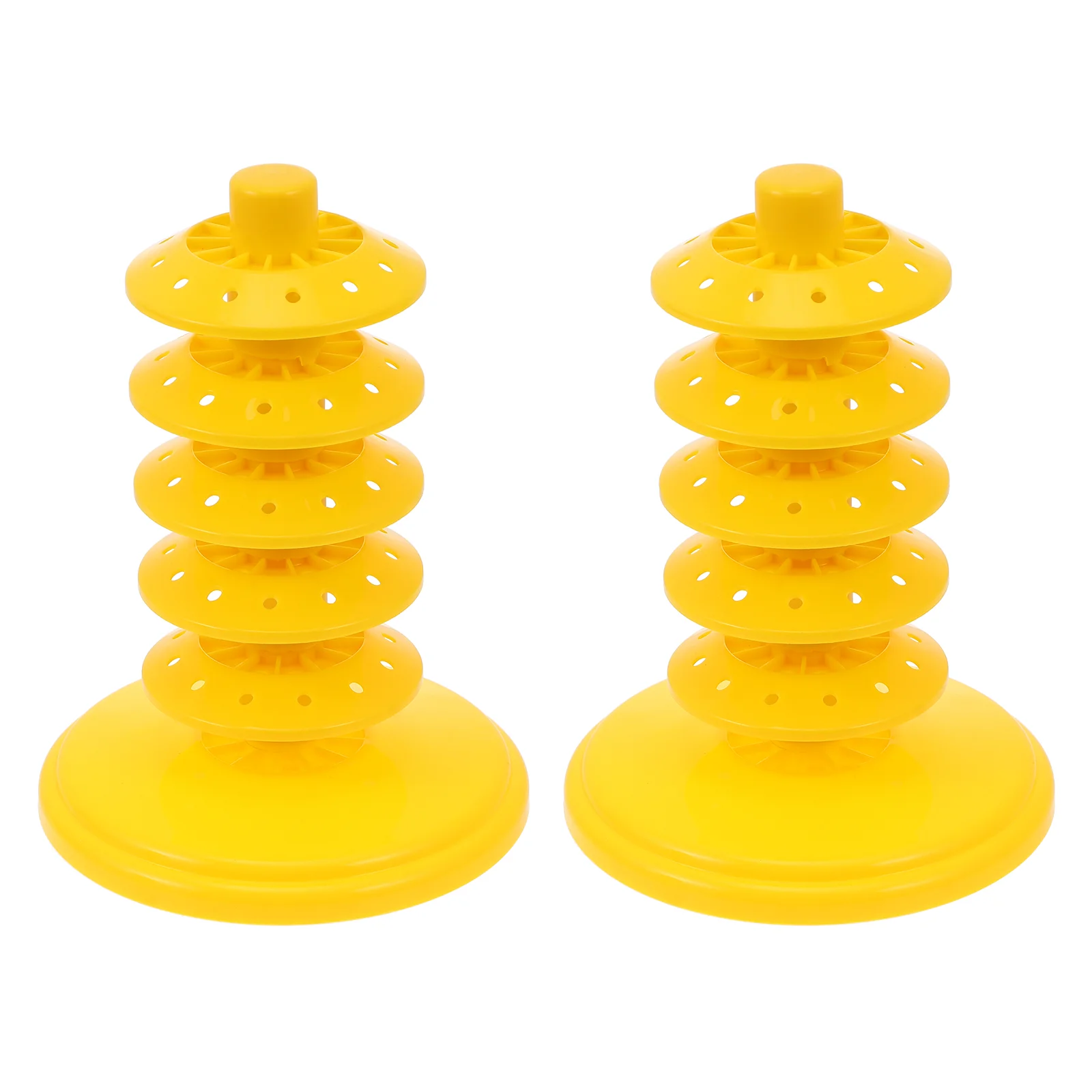 

1 Set 2pcs Circular Porous Lollipop Display Brackets Lollipop Storage Stands