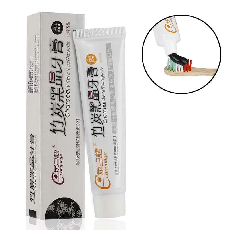 

Bamboo Charcoal Whiten Black Toothpaste Improve Gingival Bleeding Soreness Antibacterial Antimoth Anti-sensitive Oral Health