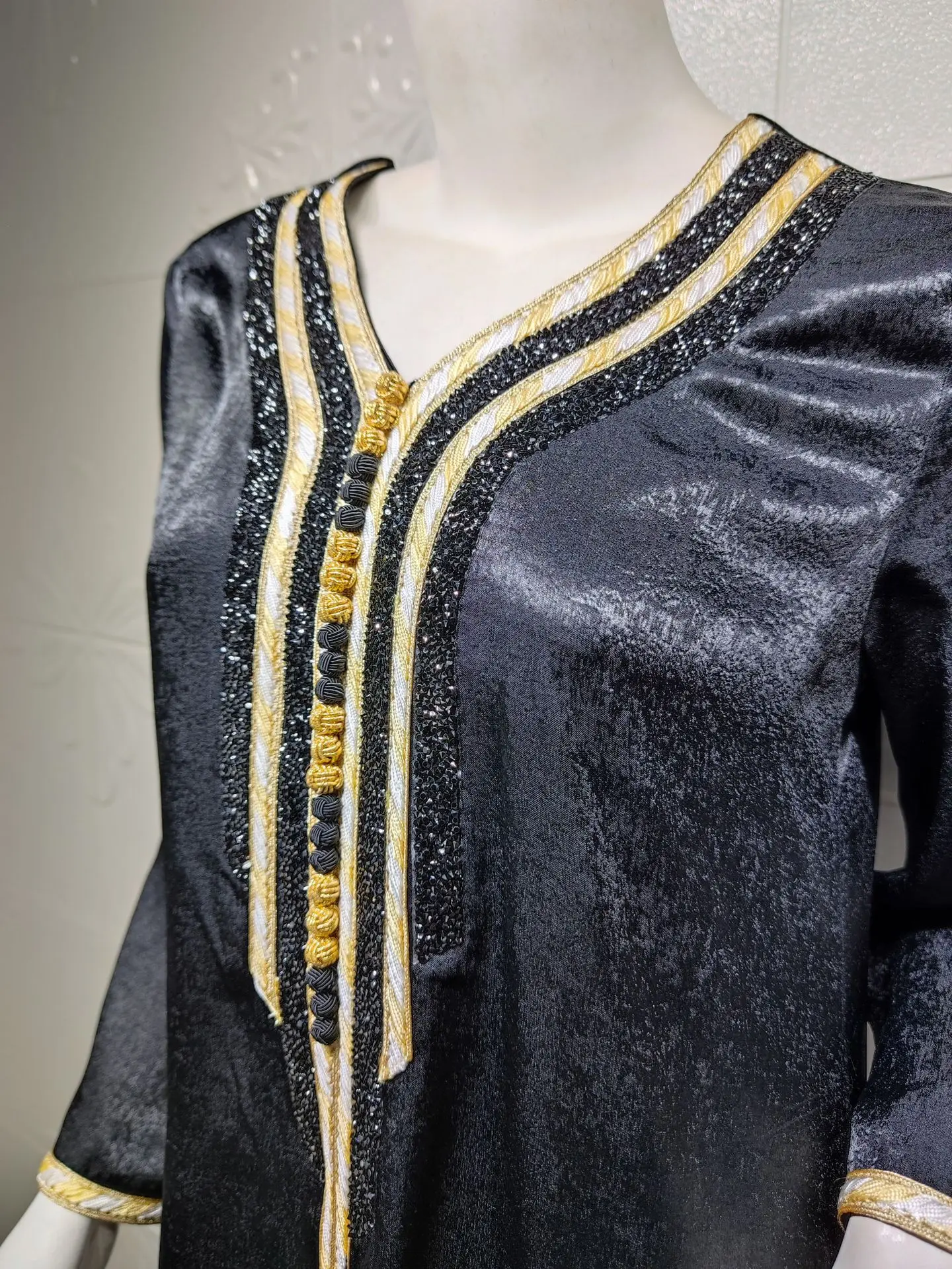 

Muslim Clothes Dresses Caftan Marocain Abaya Dubai Turkey Islam Kaftan Abayas For Women Robe Arabe Musulman Djellaba Femme